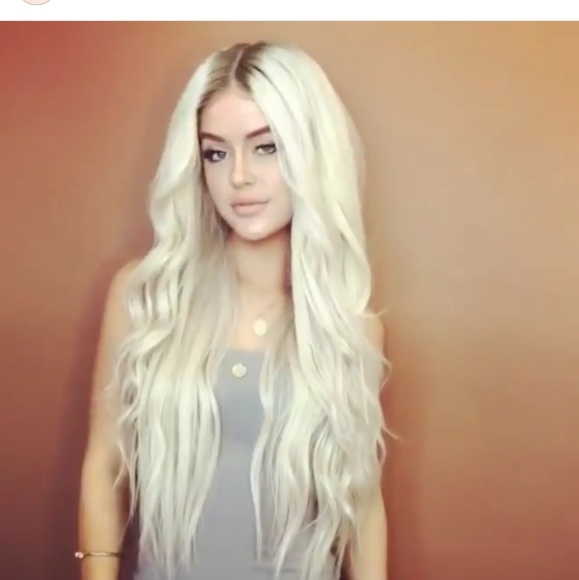 Bleach Blonde Lace Front Wig